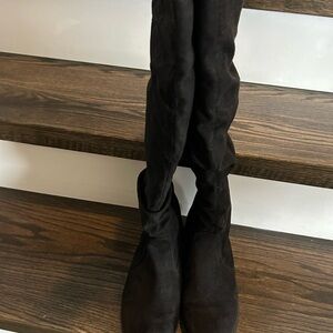 Lexi & Abbie Black Knee-High Boots